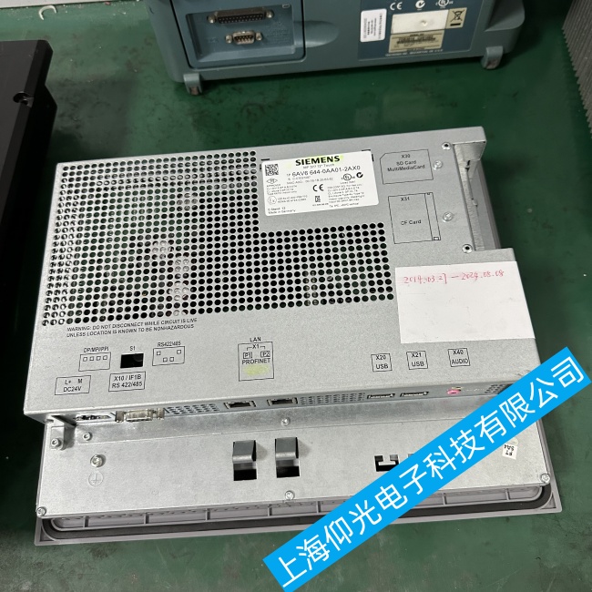 河南西门子触摸屏6AV6644-0AA01-2AX0上电烧保险故障维修服务点
