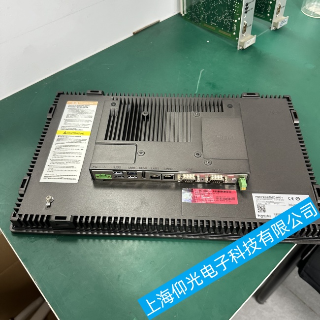 广州施耐德触摸屏HMIPSOS752D1W01上电烧保险故障维修重点推荐