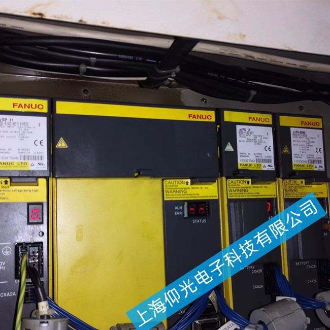 上海松江发那科伺服驱动器A06B-240-H211报警显示17维修方法