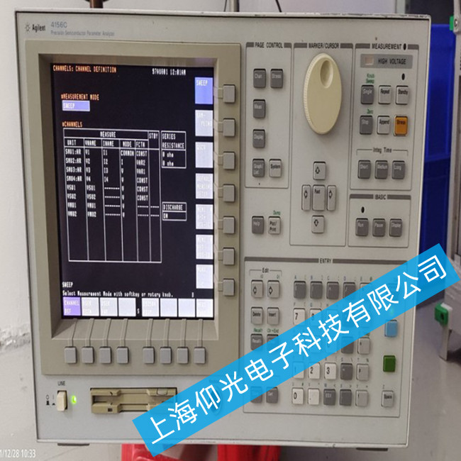 安捷伦Agilent 4156C 精密半导体参数分析仪出现软件故障的维修方法