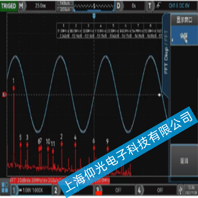优利德UNI-T MSO3000CS系列数字示波器出现通道设置故障故障的维修方法
