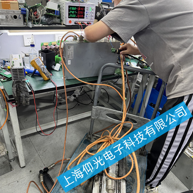 力士乐DKC系列伺服驱动器开机报警F219故障维修方法