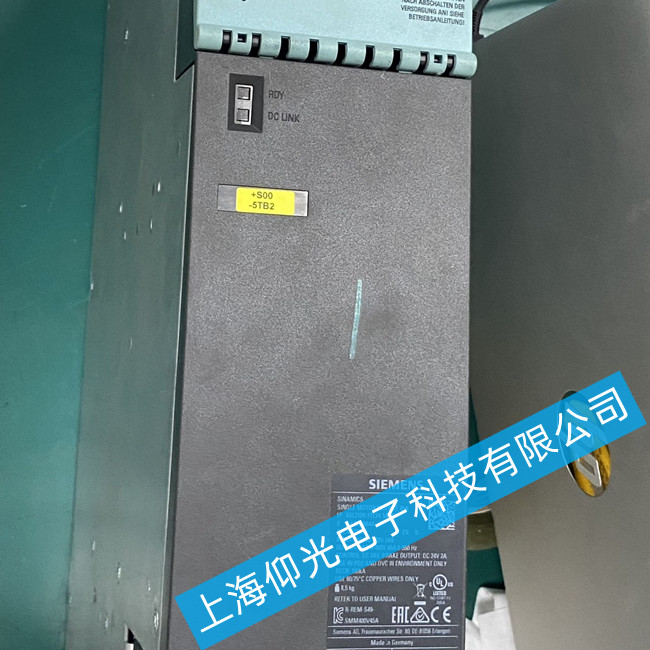 维修西门子伺服驱动器模块损坏-S120系列报警显示A07200故障维修方法