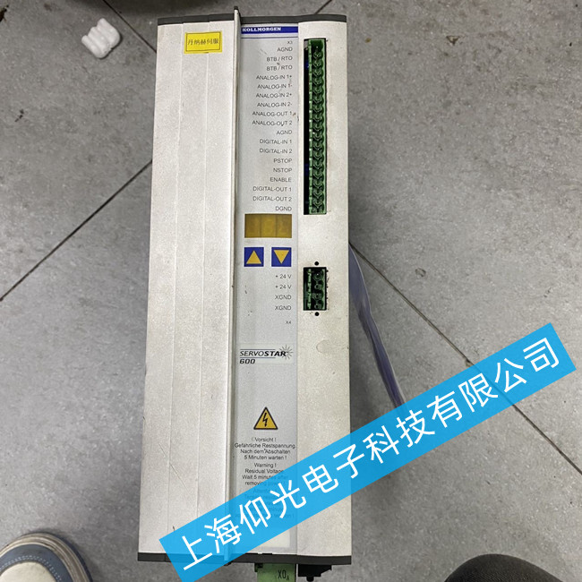 科尔摩根伺服驱动器维修S61400上电显示报警F07故障维修